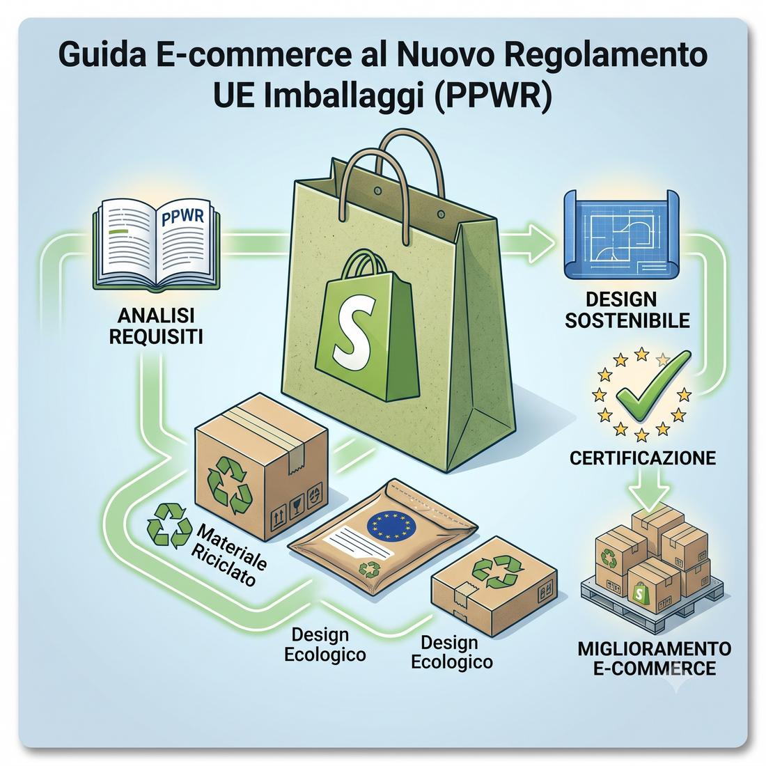 Regolamento UE Imballaggi (PPWR): Guida E-commerce