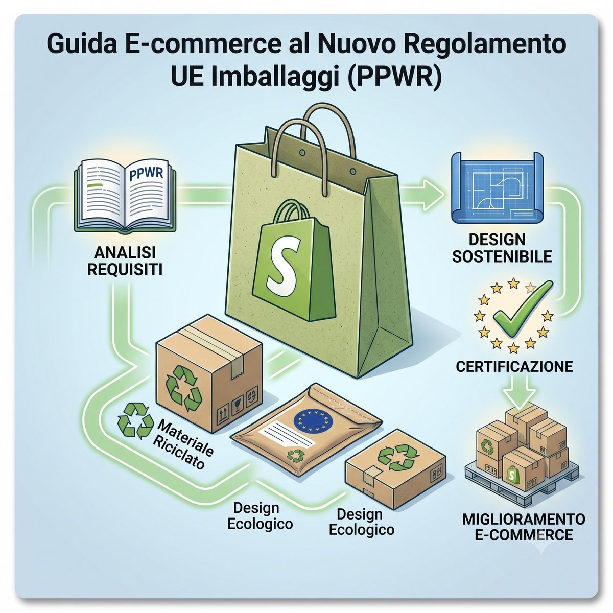 Regolamento UE Imballaggi (PPWR): Guida E-commerce