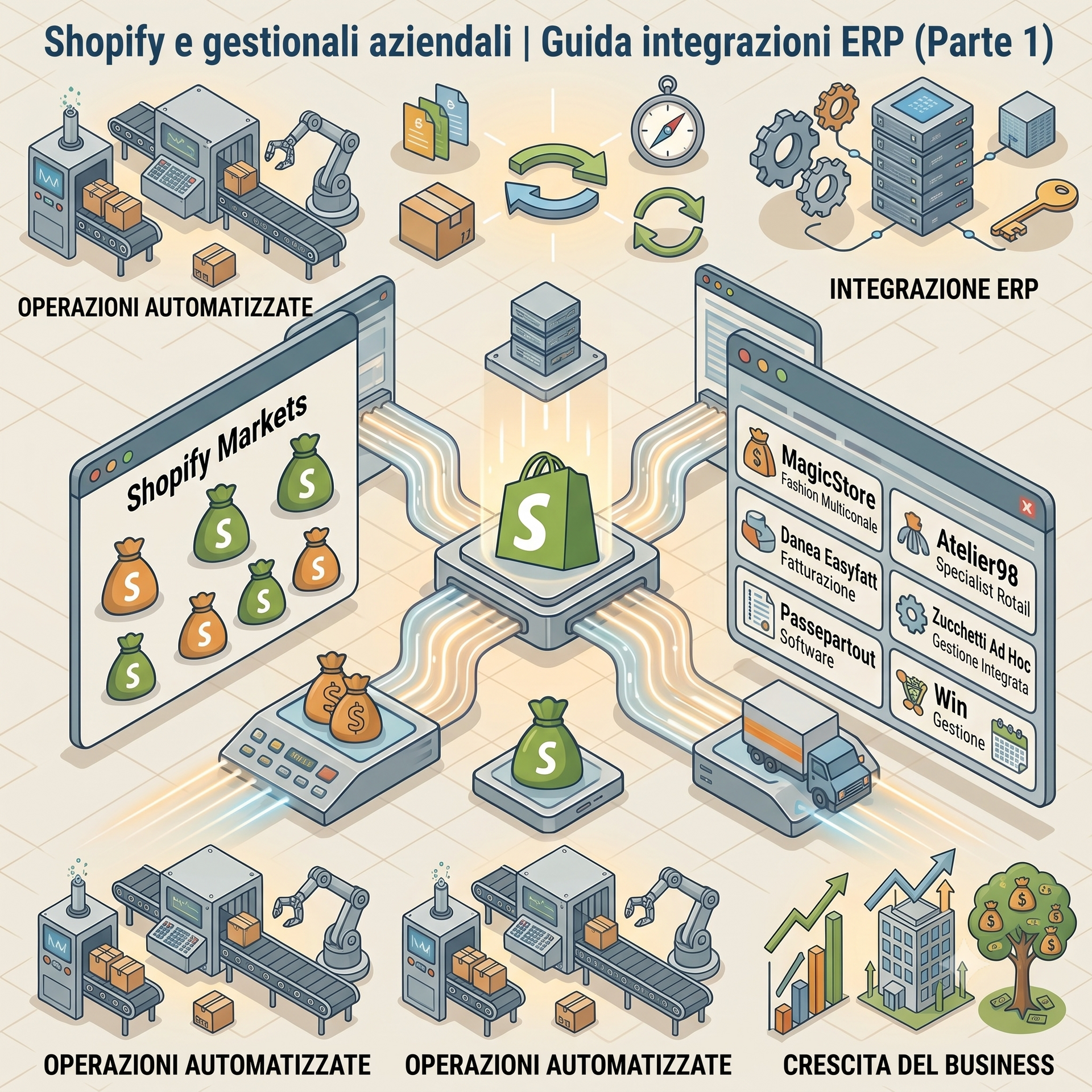 Shopify e gestionali aziendali | Guida integrazioni ERP (Parte 1)
