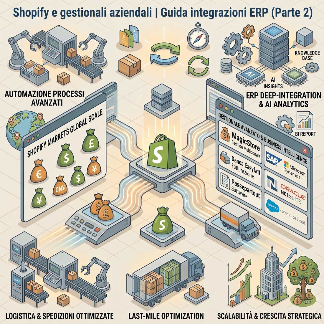 Shopify e gestionali aziendali | Guida integrazioni ERP (Parte 2)
