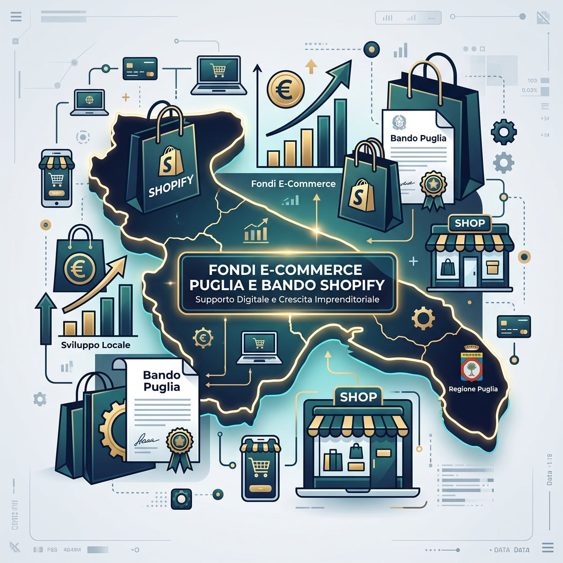 Fondi E-commerce Puglia 2026: Come Finanziare il tuo Store Shopify