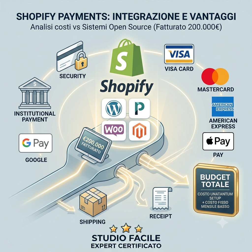 Shopify vs Open-Source: Il Checkout che Ti Fa Risparmiare 4.000€ all'Anno