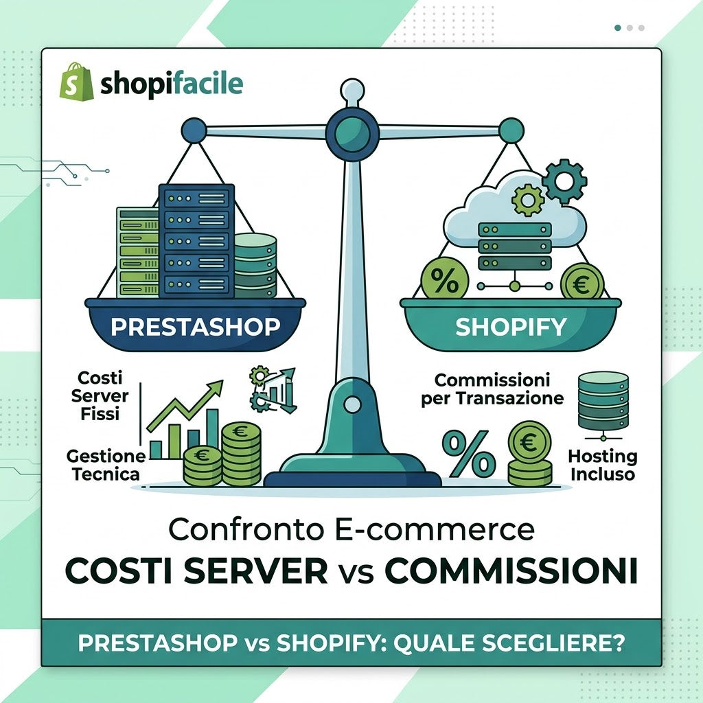 PrestaShop o Shopify: un caso studio reale di un Ottica online