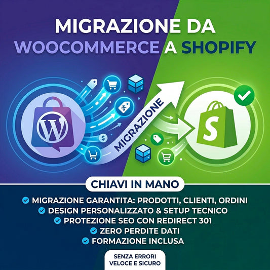 Migrazione Professionale da Woocommerce a Shopify