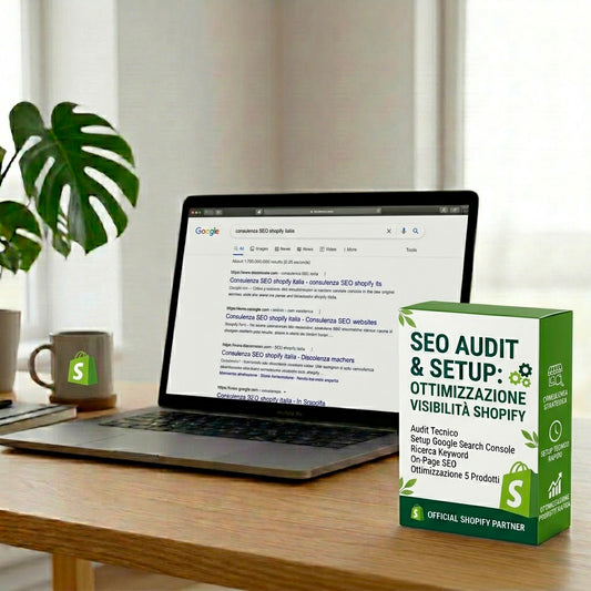SEO Audit & Setup: Ottimizzazione Visibilità Shopify