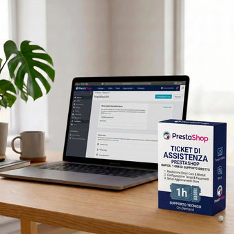 Ticket Assistenza Prestashop 1 Ora | Supporto Tecnico Rapido