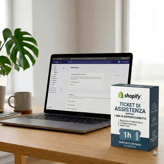 Ticket Assistenza Shopify 1 Ora | Supporto Tecnico Rapido